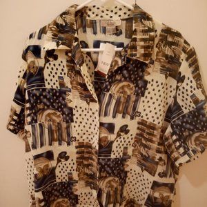 NWT Vintage Voir Collection Blouse Size 18W